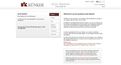 Desktop Screenshot of elive-auction.de