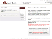 Tablet Screenshot of elive-auction.de